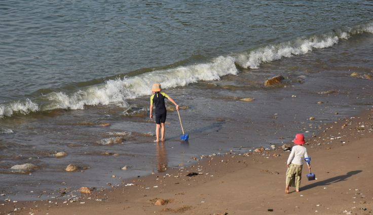 enfants-plage